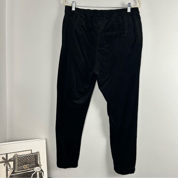 TRANSIT PAR SUCH women’s Tapered Trouser PANTS in black corduroy - Picture 3 of 12